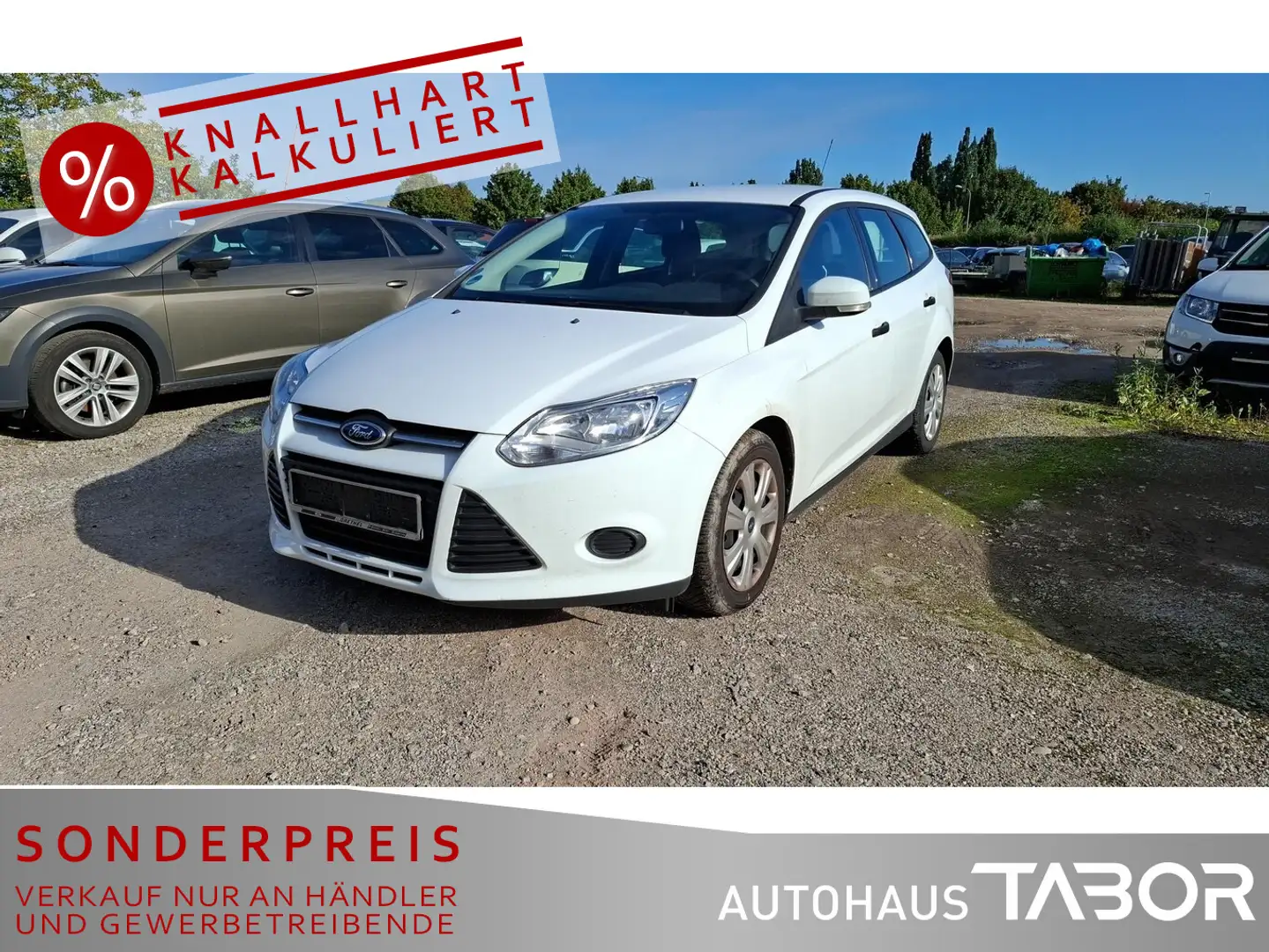 Ford Focus Turnier Ambiente 1.0 EB Klima RadioCD Weiß - 1