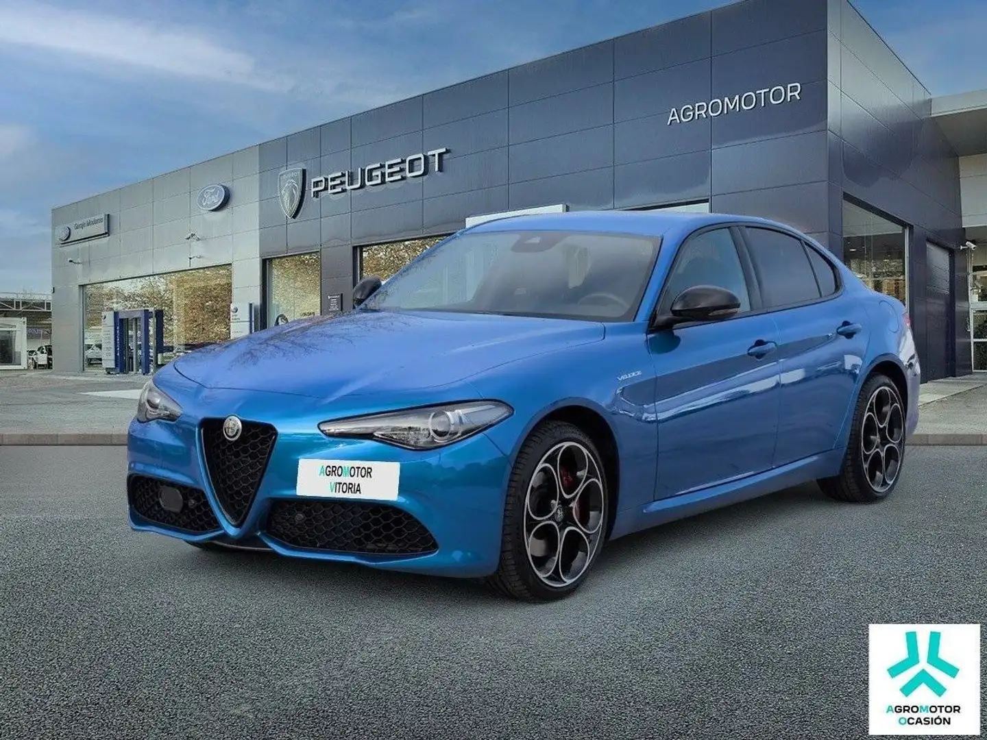 Alfa Romeo Giulia 2.0 Gasolina 206kW (280CV)  Q4 Veloce Modrá - 1