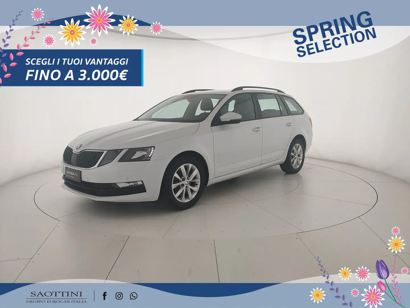 Skoda Octavia Wagon 1.5 g-tech Executive 130 CV DSG Bianco - 1