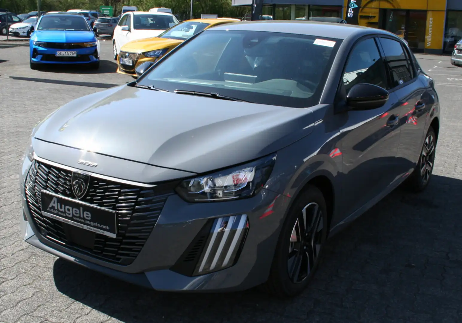 Peugeot 208 Allure Hybrid 145 PS e-DSC6, Drive-Assist Gris - 1