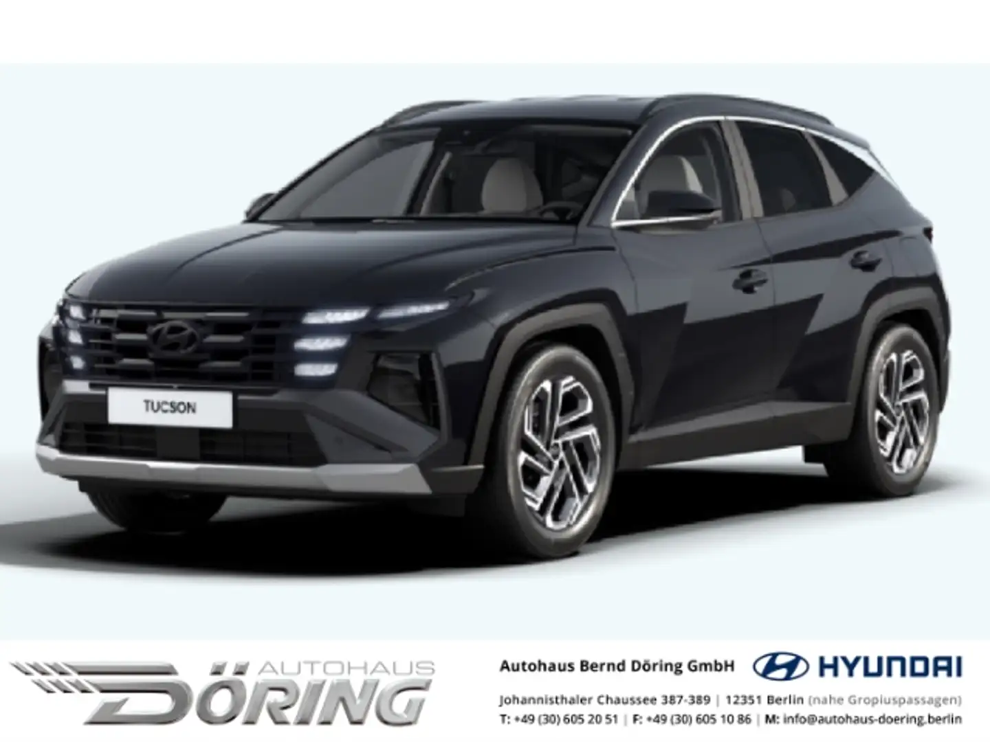 Hyundai TUCSON FL Prime 1.6 Turbo Automatik 160PS Digital Key Zwart - 1