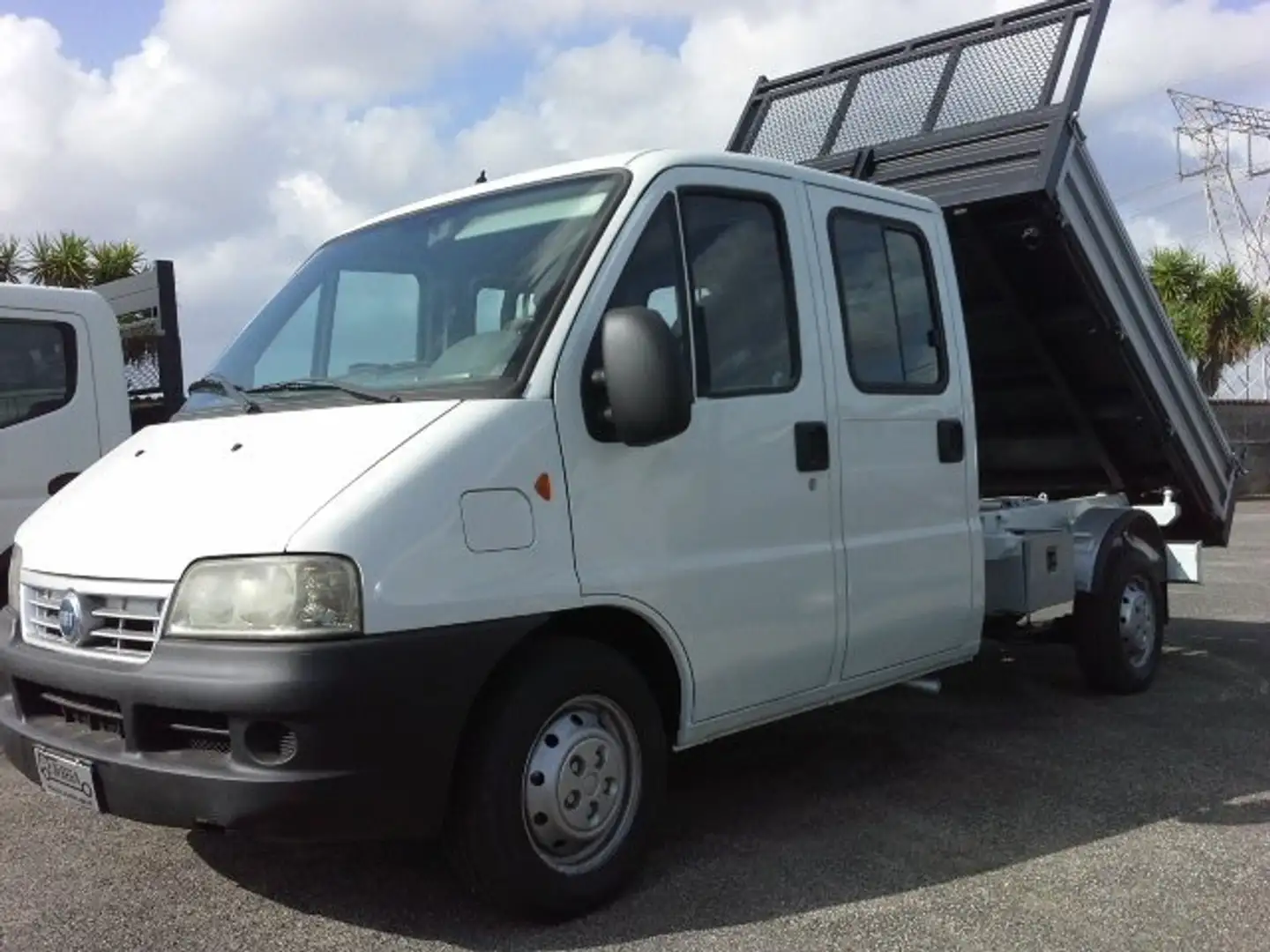Fiat Ducato 2.8 jtd 7 posti cassone ribaltabile doppia cabina Blanco - 1