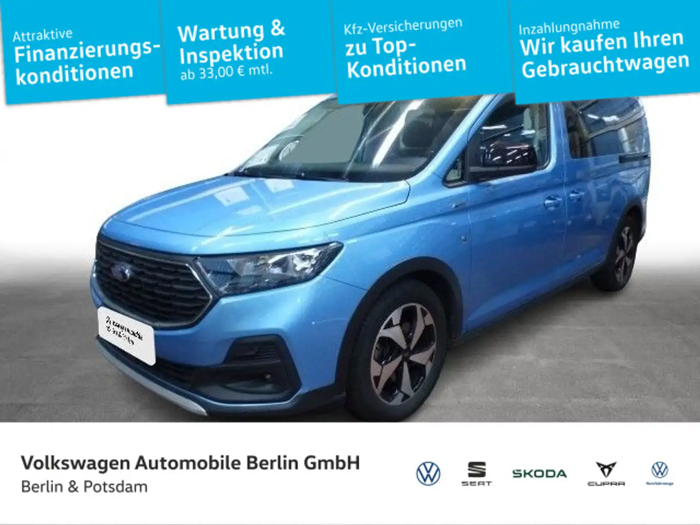 Ford Grand Tourneo Connect 1.5 Active Navi Blau - 1