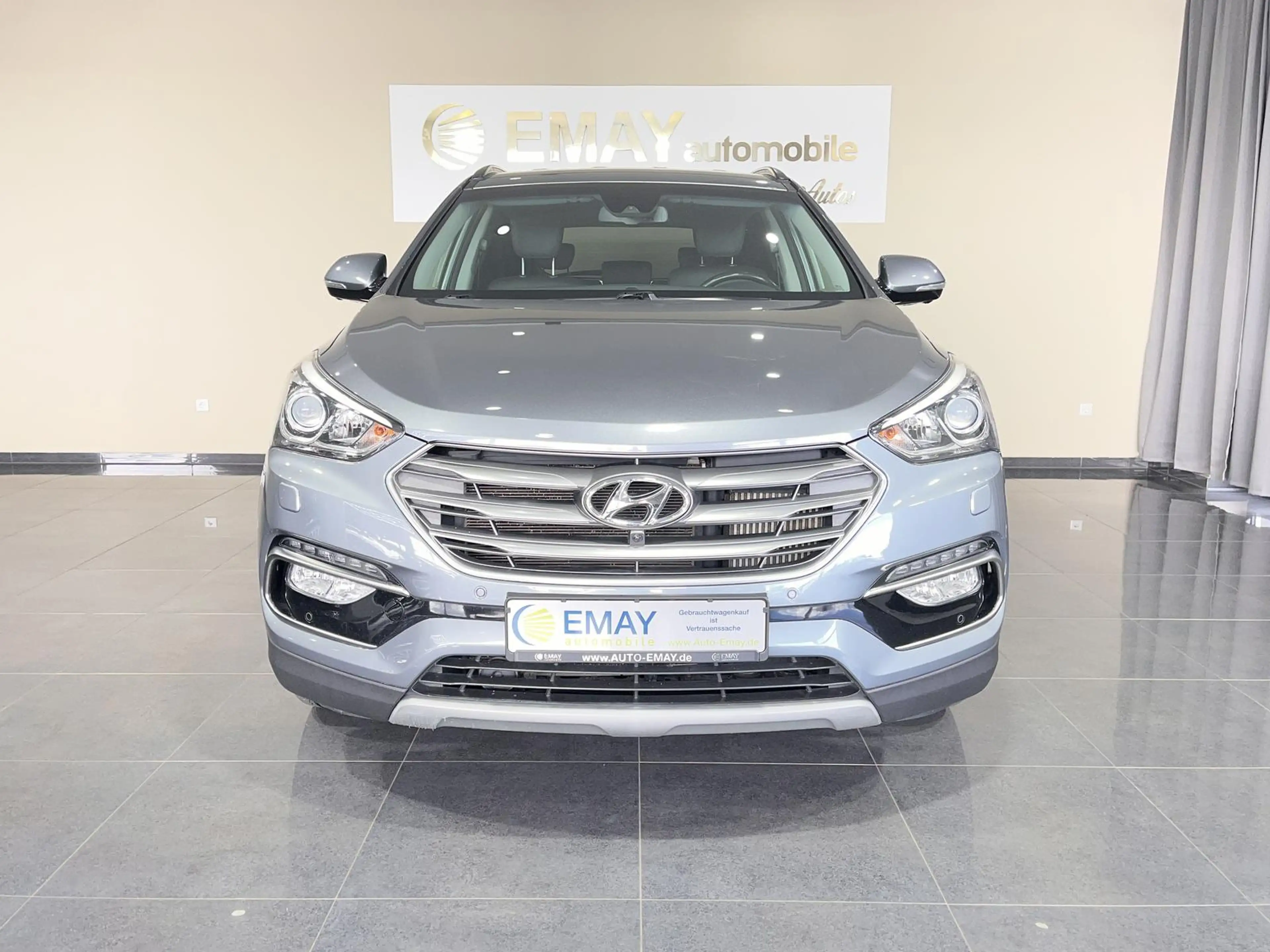 Hyundai SANTA FE blue Premium 4WD Metallic — photo 5