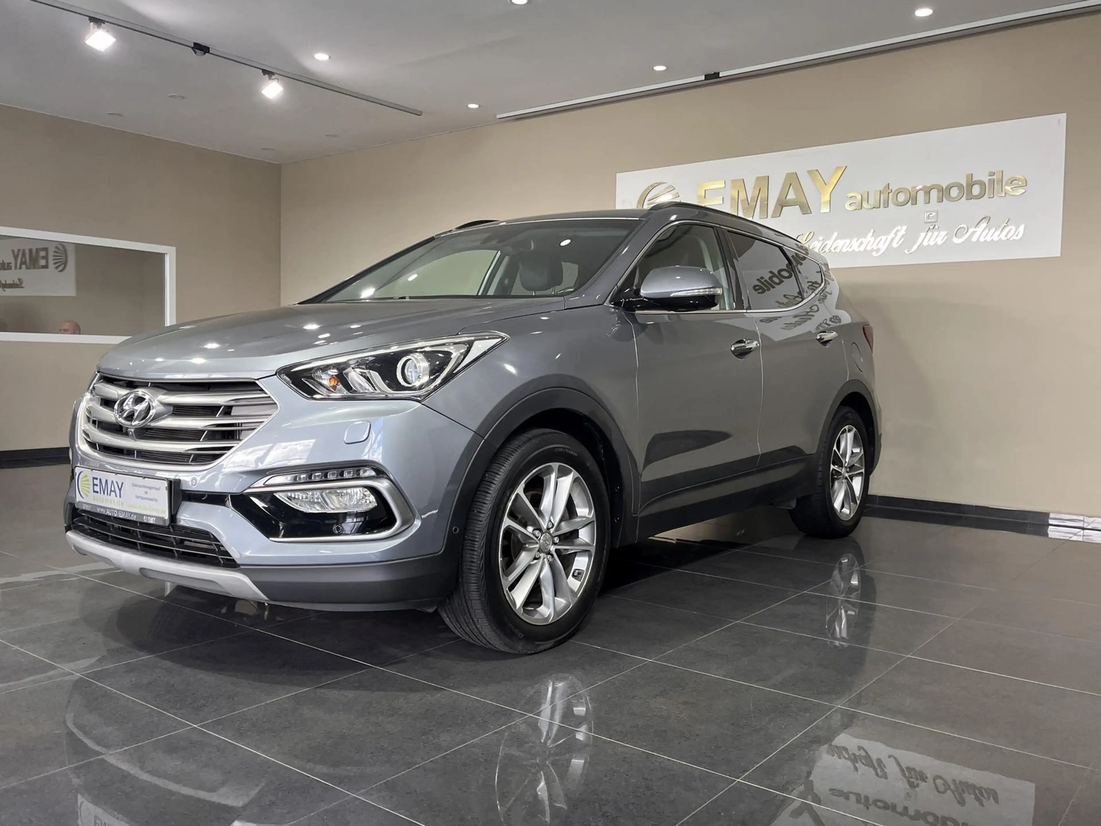 Hyundai SANTA FE blue Premium 4WD Metallic — photo 6