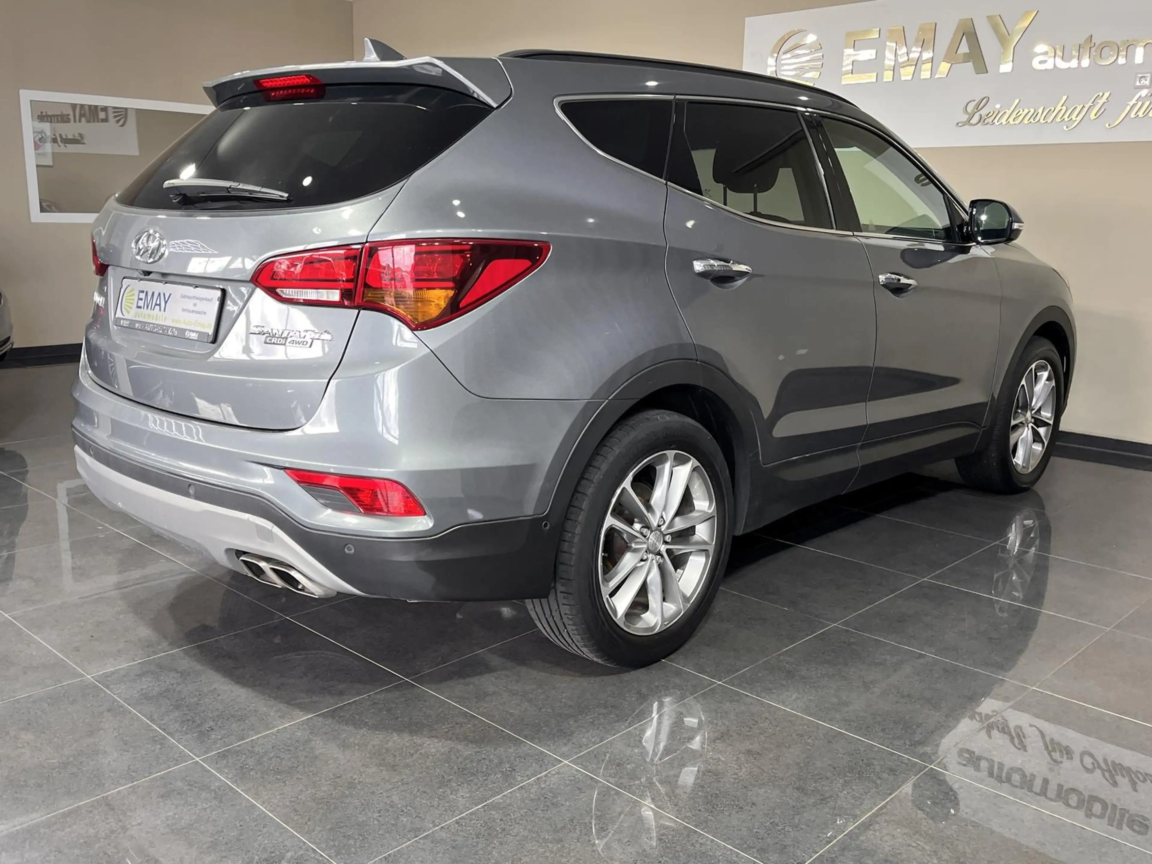 Hyundai SANTA FE blue Premium 4WD Metallic — photo 9