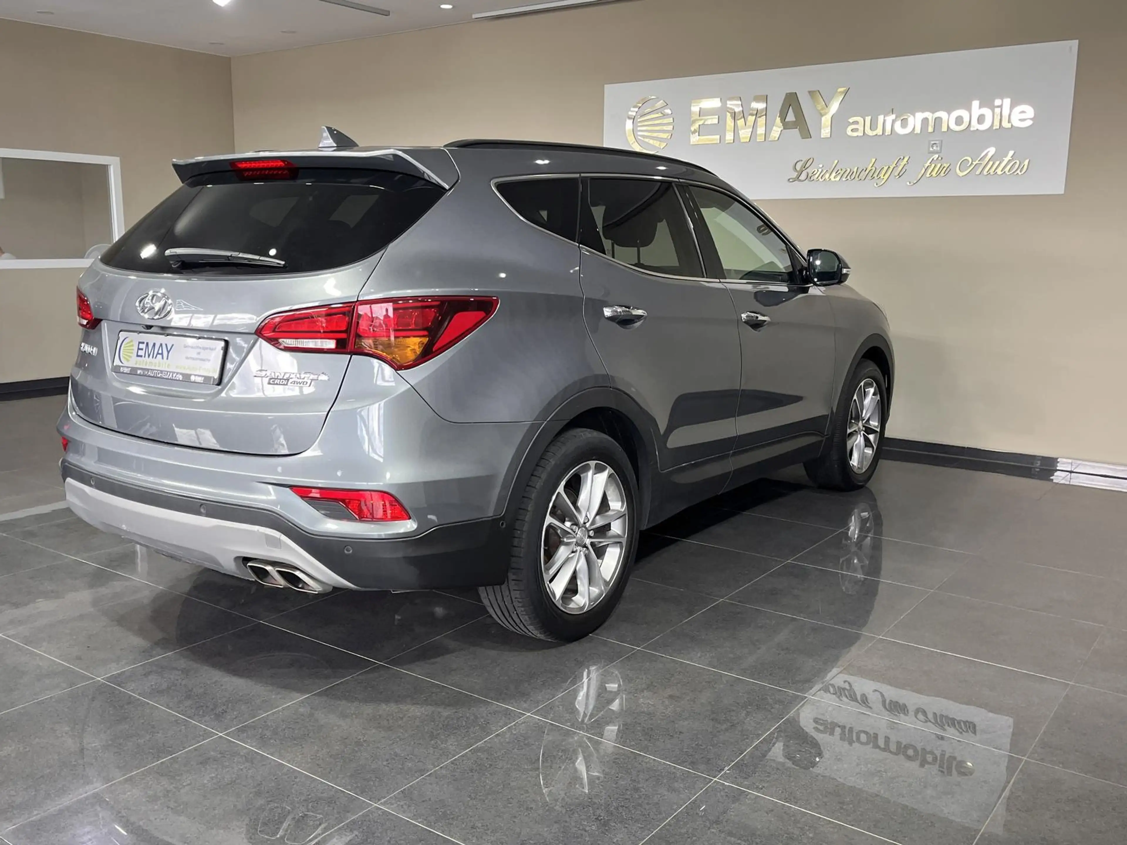 Hyundai SANTA FE blue Premium 4WD Metallic — photo 8