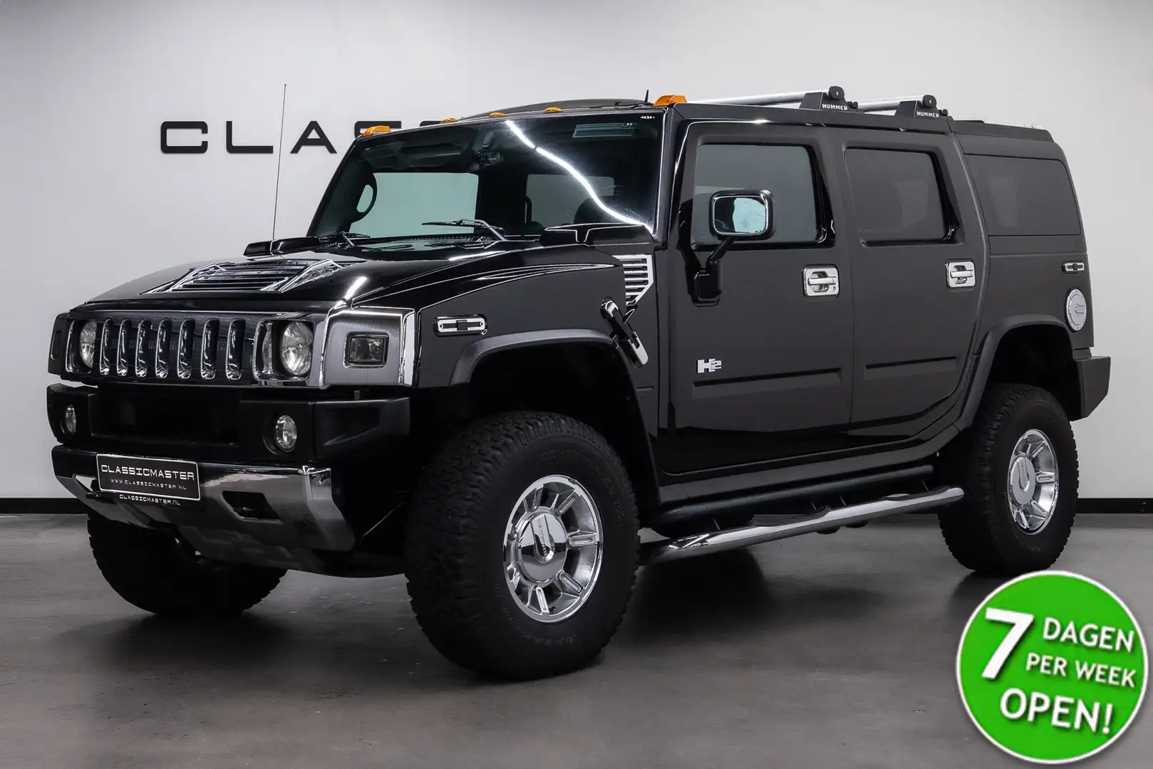 HUMMER H2 6.0 V8 Btw auto, Fiscale waarde € 12.000,- (€ 33.0 Negro - 1