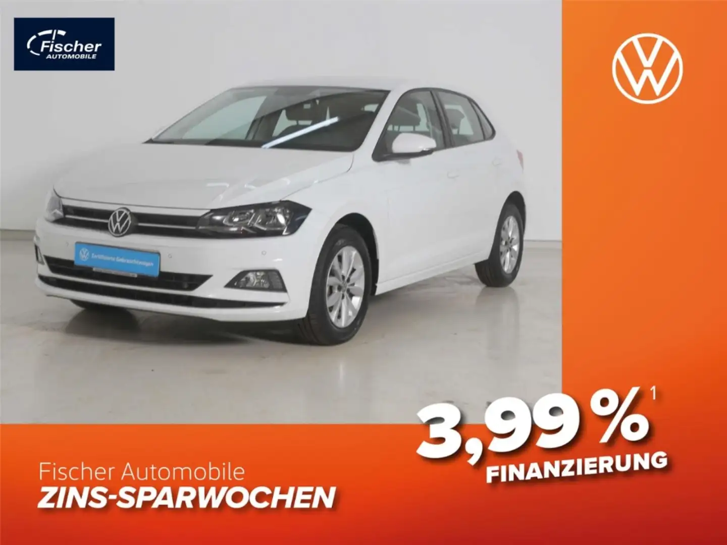 Volkswagen Polo 1.0 TSI Highline DSG Alu/RFK/PDC/DAB+/SH Weiß - 1