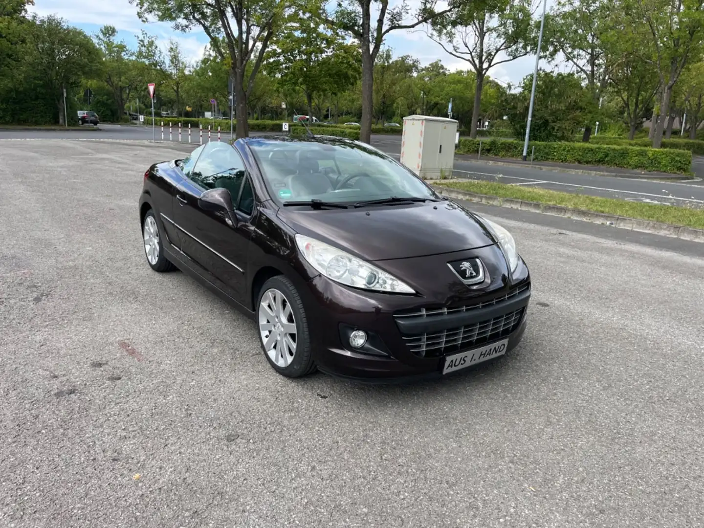 Peugeot 207 CC CabrioCoupe Allure,1. Hand,Leder,Garantie Czarny - 2