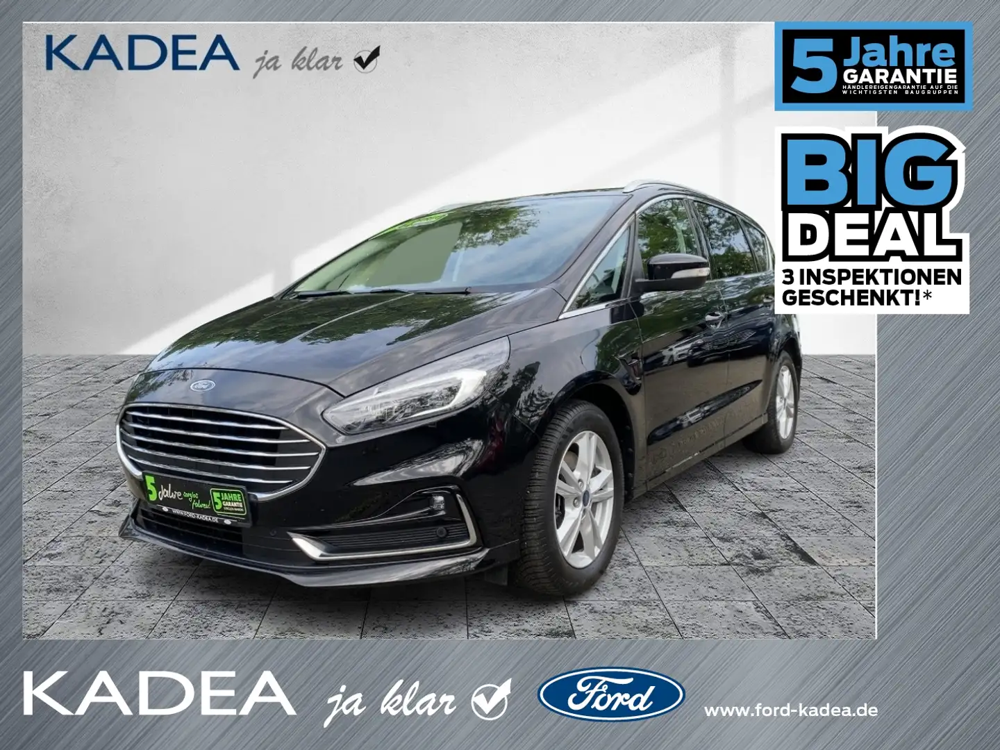 Ford S-Max 2.0 Titanium AHK abnehmbar|LED|Navi|Kamera Чёрный - 1
