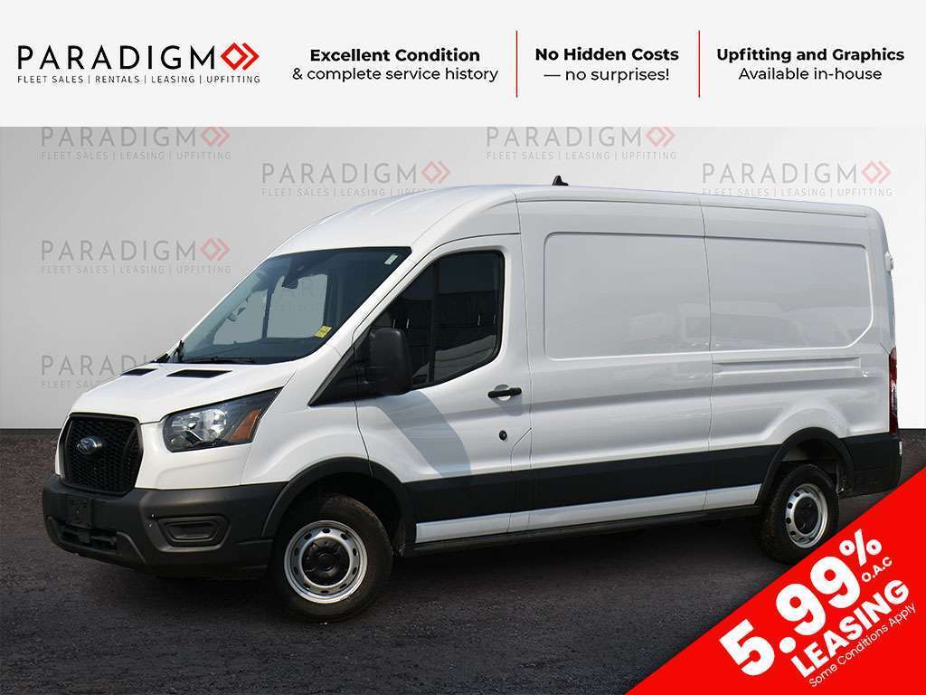 White 2025 Ford Transit Cargo Van Rear-Wheel Drive Automatic