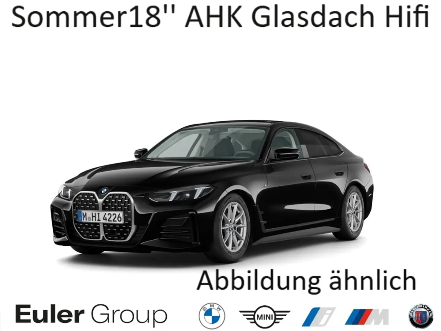 BMW 430 Gran Coupe i xDrive M-Sport Sommer18'' AHK Glasdac Schwarz - 1