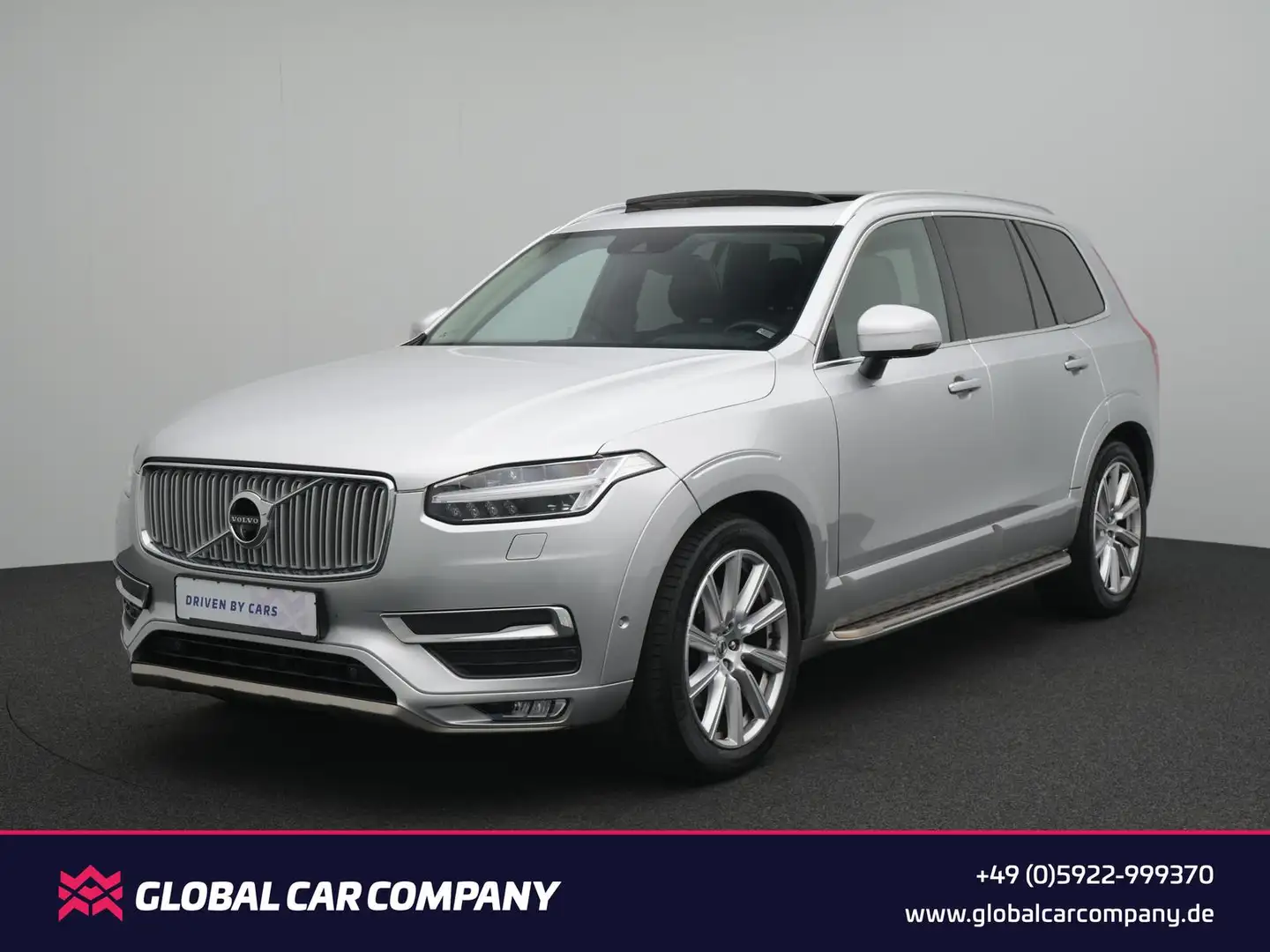 Volvo XC90 Inscription D5 AWD,HUD,360°,B&W,7P,TOTW,PAN Plateado - 1