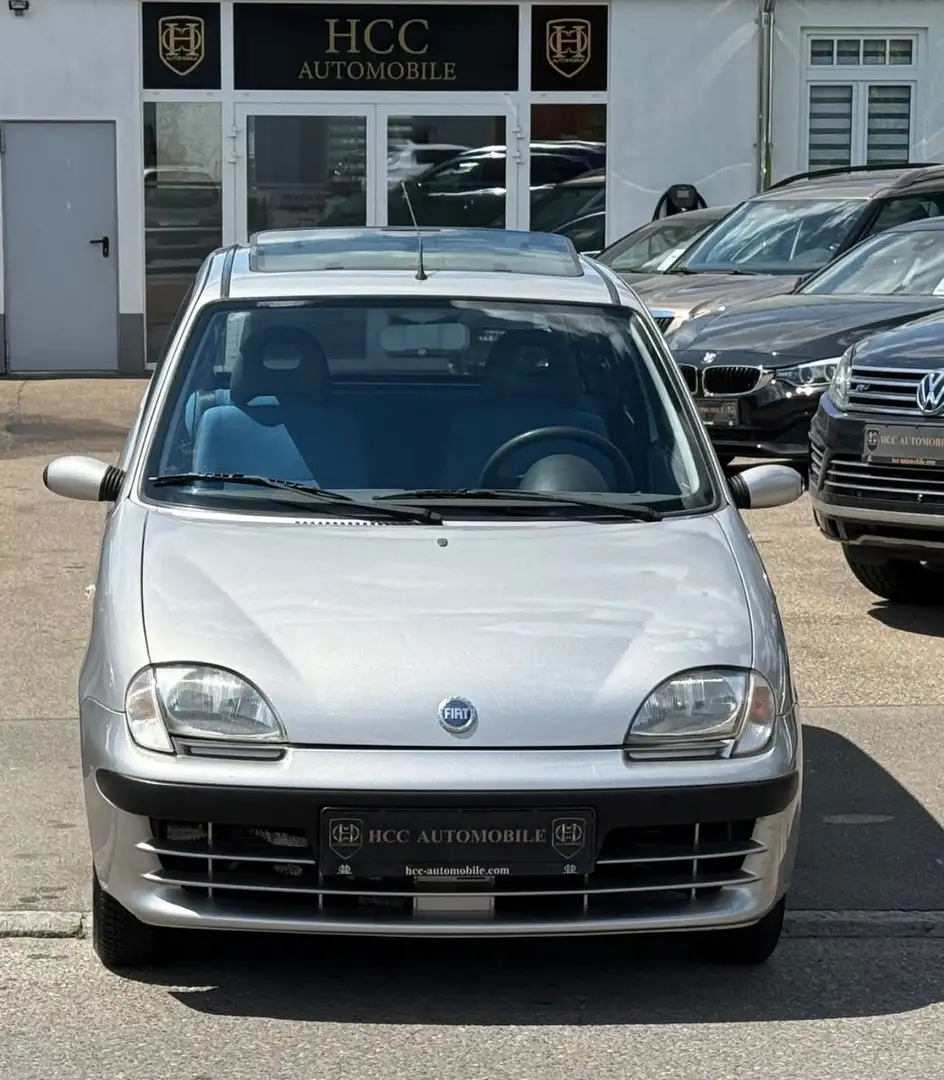 Fiat Seicento 1.1 -SERVO-TÜV bis 05/2026-1.HAND- Plateado - 1