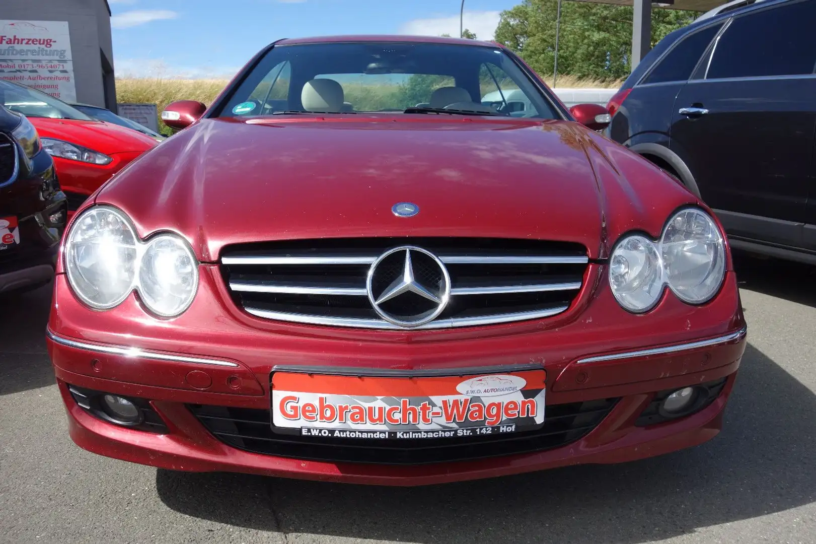Mercedes-Benz CLK 320 CDI Coupe Sehr guter Zustand Rouge - 2