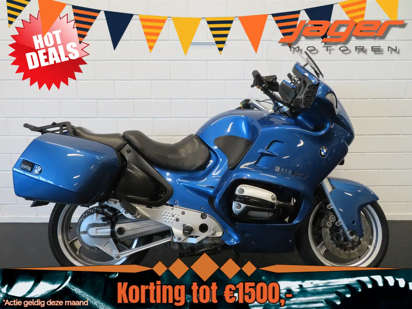BMW R 850 RT R850RT R TOURBUFFEL TOPSTAAT Blauw - 1
