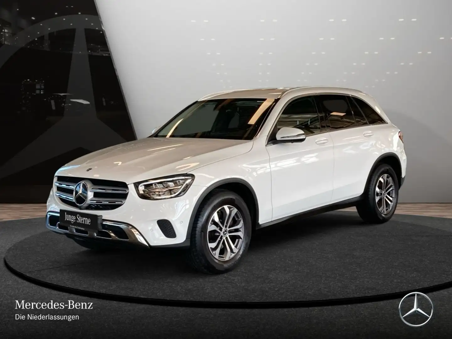 Mercedes-Benz GLC 220 d 4M 360+AHK+LED+SPUR+TOTW+KEYLESS+9G Weiß - 2