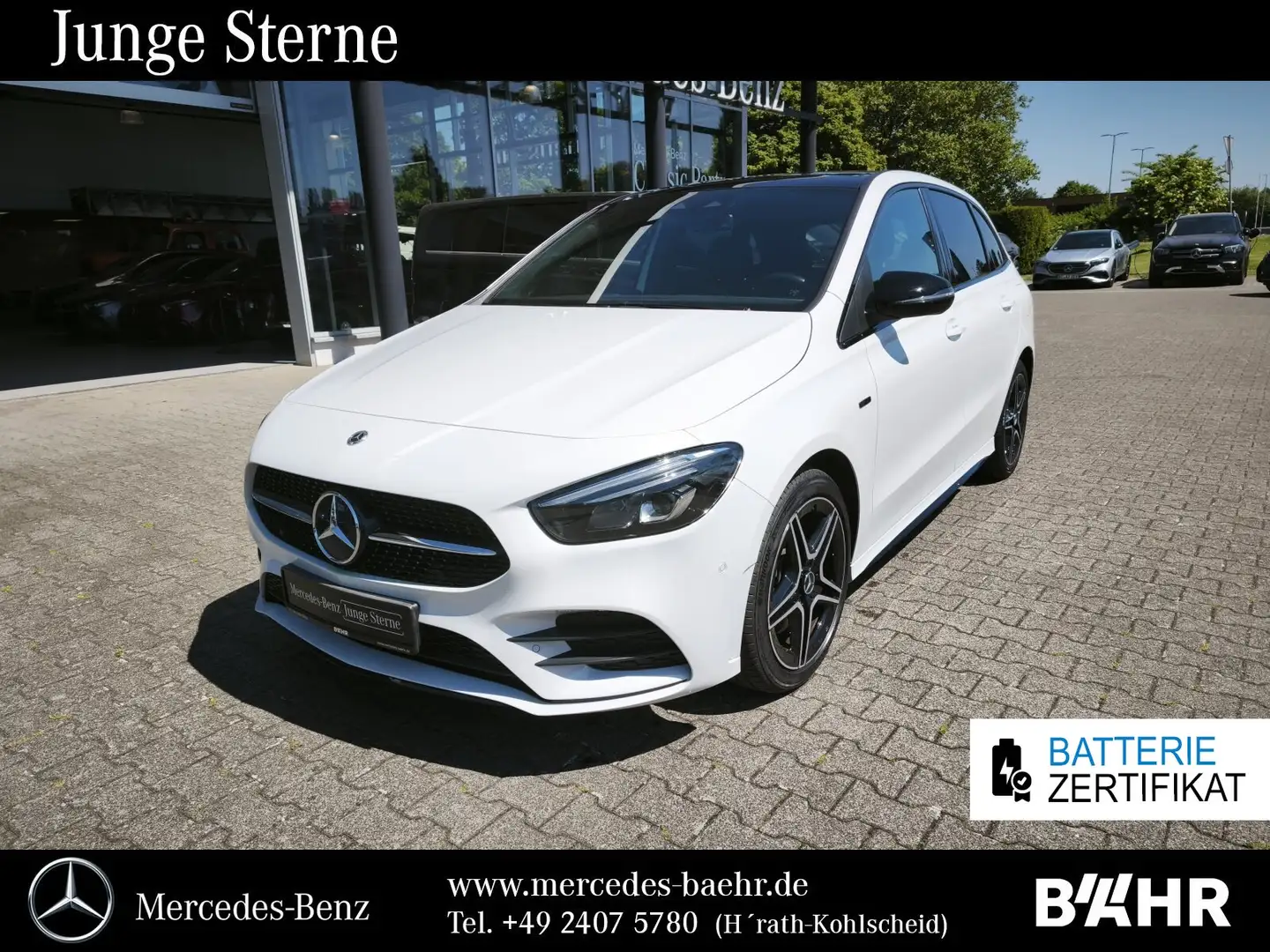 Mercedes-Benz B 250 B 250 e AMG+Night/MBUX/LED/Pano/RFK/Totwinkel Navi Weiß - 1