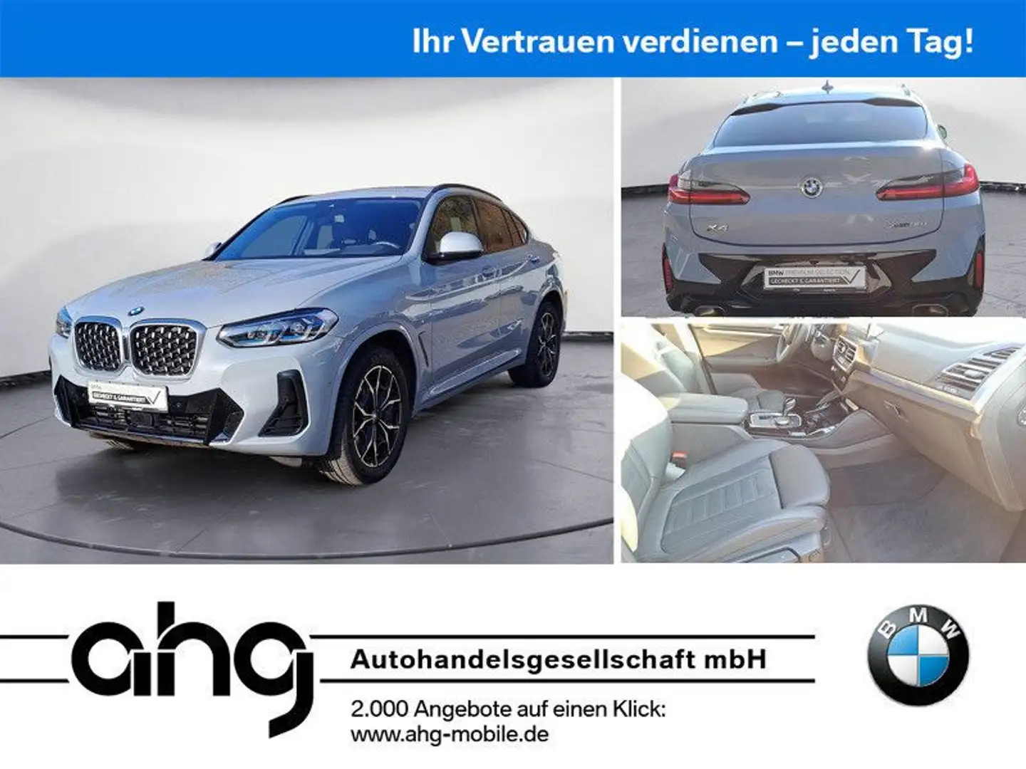 BMW X4 xDrive30i M-SPORT | LASER-LED | 4x4 |GARANTIE Grijs - 1