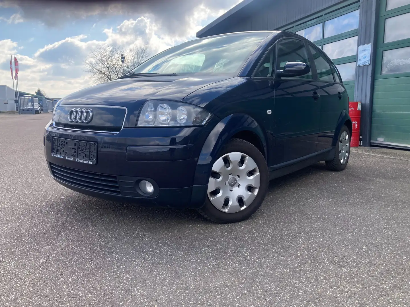 Audi A2 1.4 Lederlenkrad Inspektion / Zahnriemen Neu Blau - 1