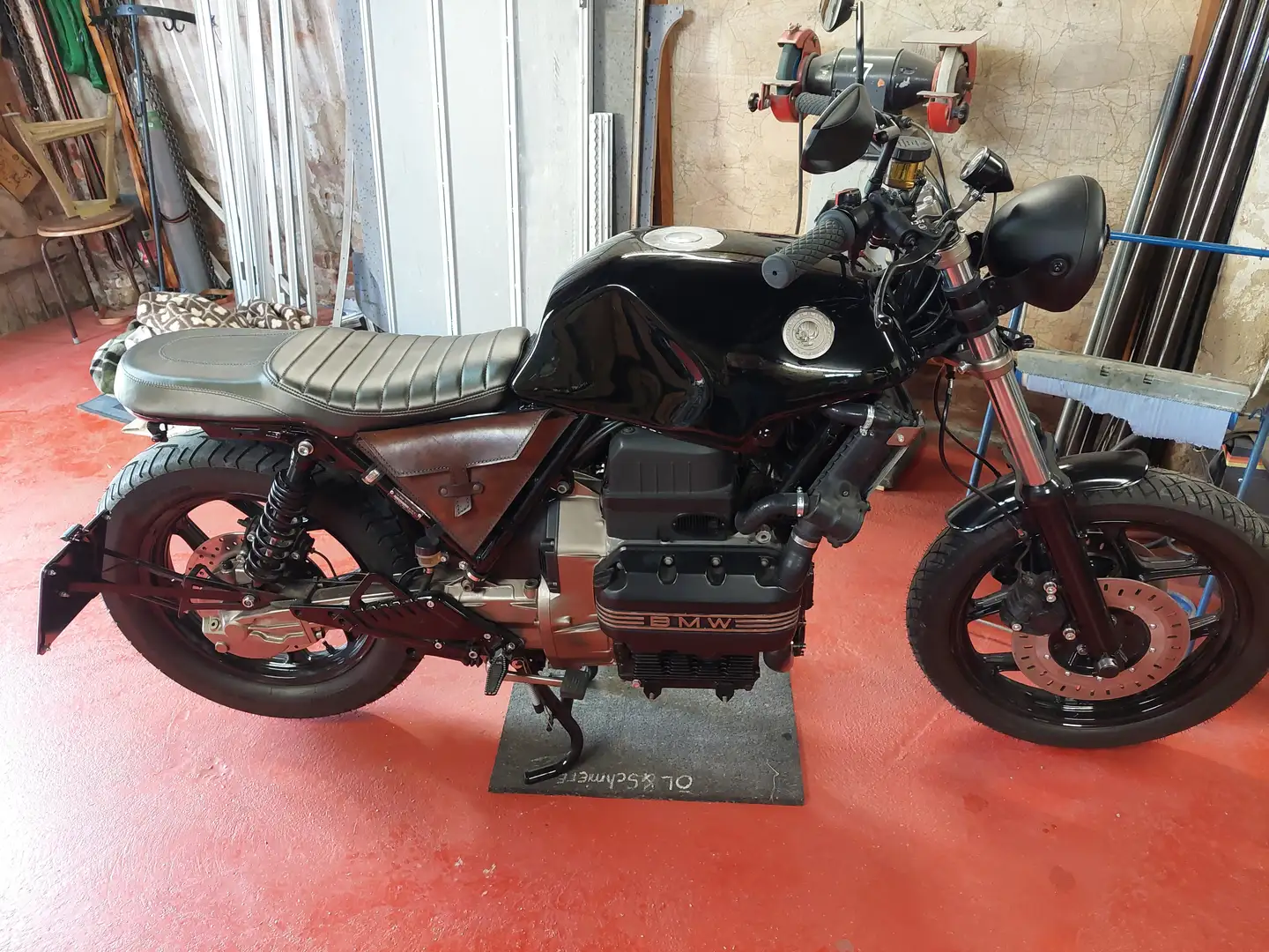 BMW K 75 Custom Umbau Negru - 1
