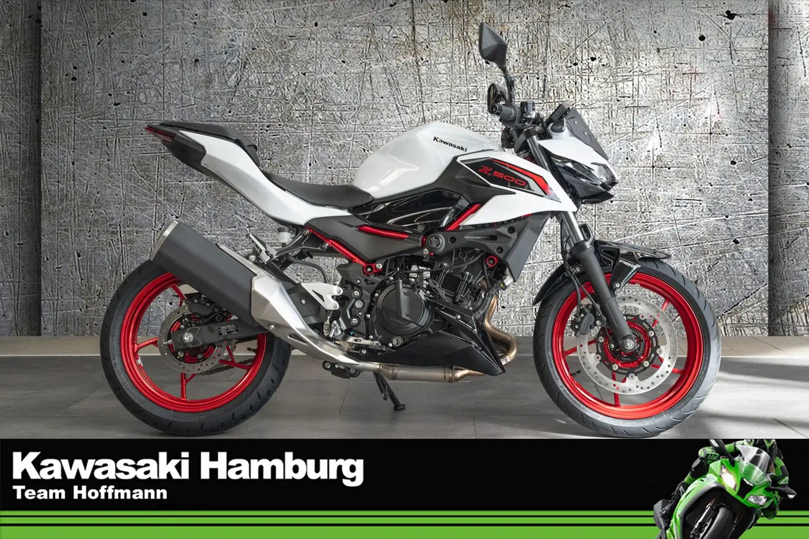 Kawasaki Z 500 SE ABS, 4 JAHRE WERKSGAR.,sofort lieferbar Blanco - 1