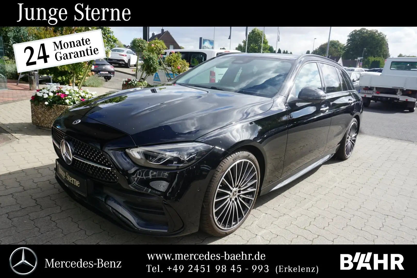 Mercedes-Benz C 180 C 180 T AMG+Night/MBUX-Navi/LED/360°/Totwinkel Schwarz - 1