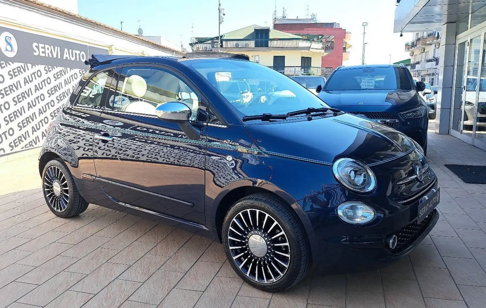 Fiat 500 500 C 1.2 Dualogic Riva Bleu - 1