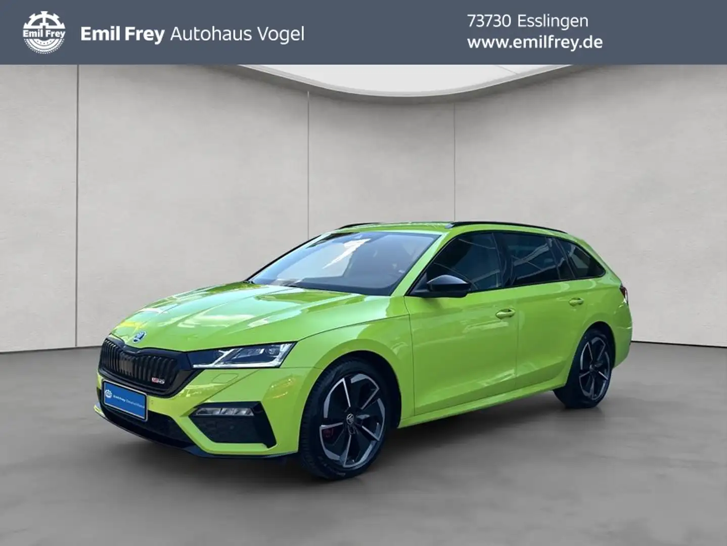 Skoda Octavia Combi 2.0 TDI DSG 4x4 RS Grün - 1