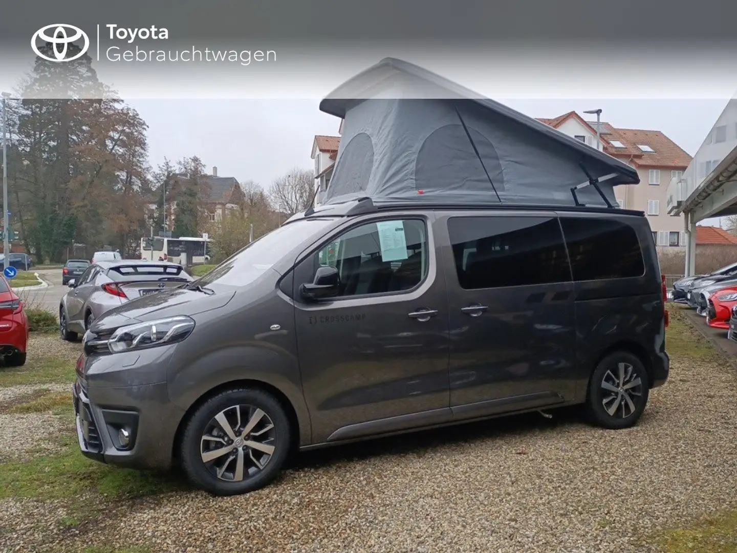 Toyota Proace CROSSCAMP 2,0-l-D-4D 5-S FLEX Comfort TSS AHK Grau - 2