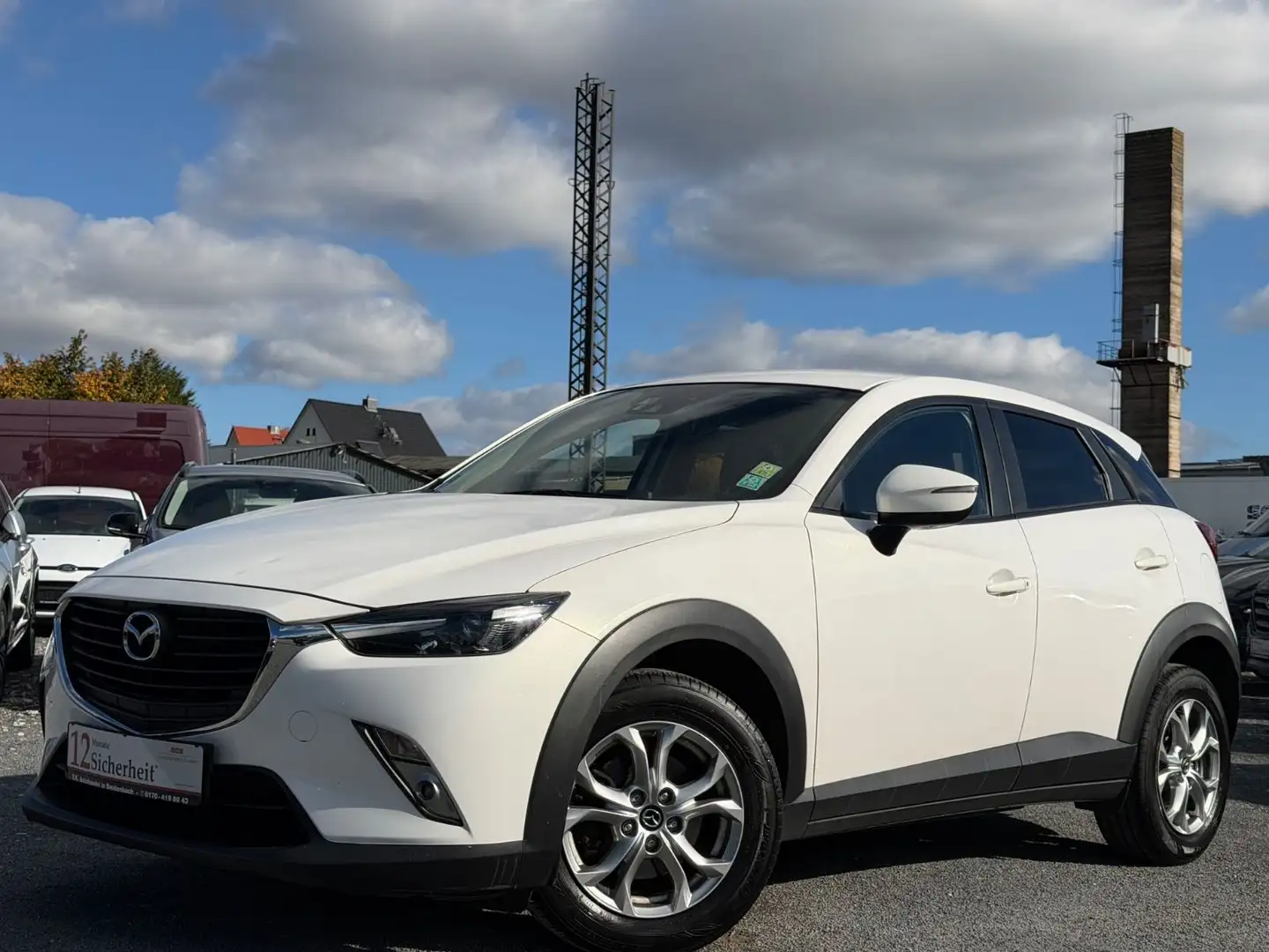 Mazda CX-3 Exclusive-Line/SHZ/NAVI/EURO 6 Blanc - 1