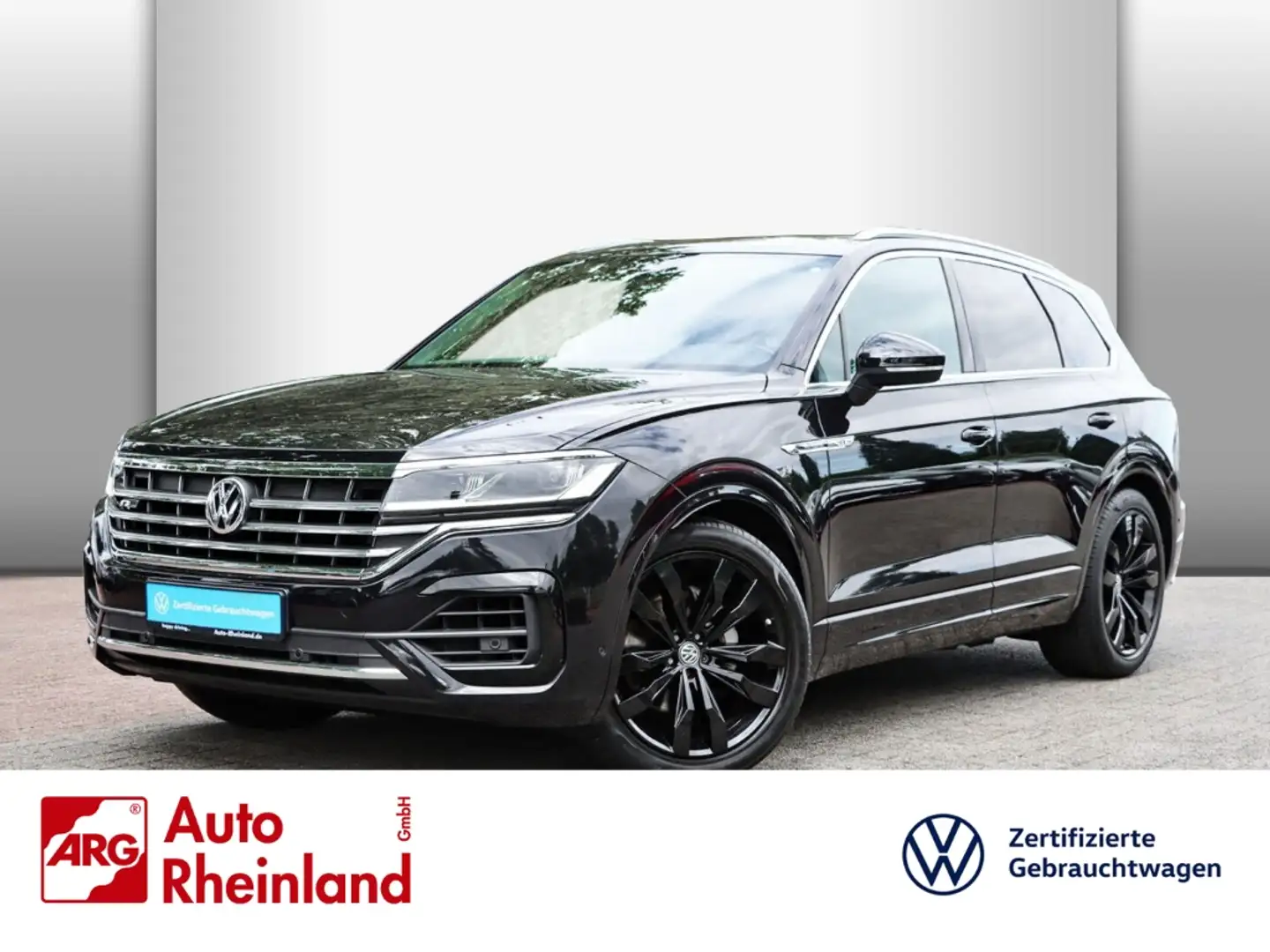 Volkswagen Touareg R-Line 3.0 V6 TDI SCR PANO/LUFTF./ALLRADL./AHK/LED Чорний - 1