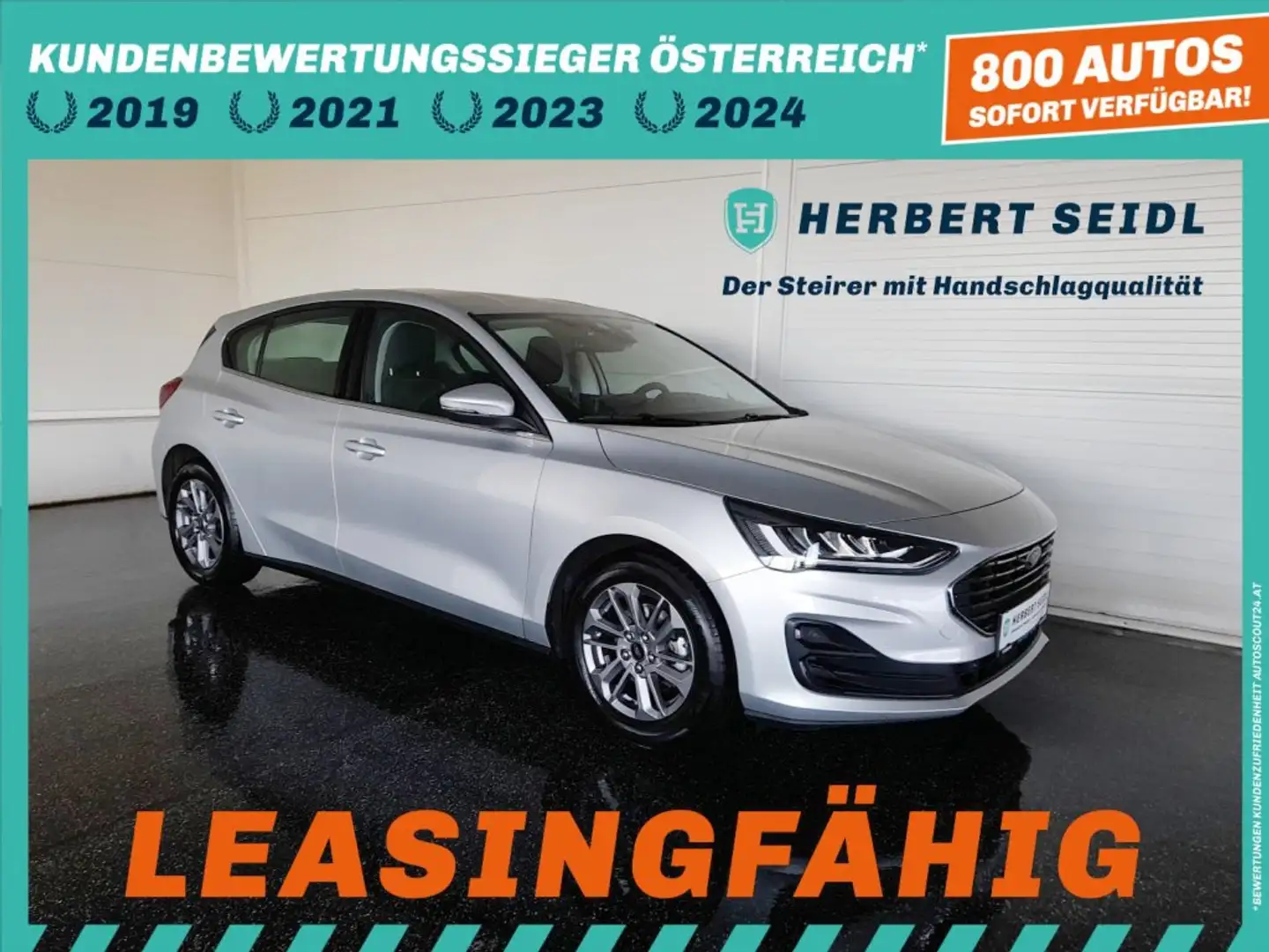 Ford Focus ACTIVE 1,0 EcoBoost *VOLL-LED / NAVI / KAMERA / TEMPOMAT / KLIMAAUTOMATIK / SITZHEIZUNG* Silber - 1