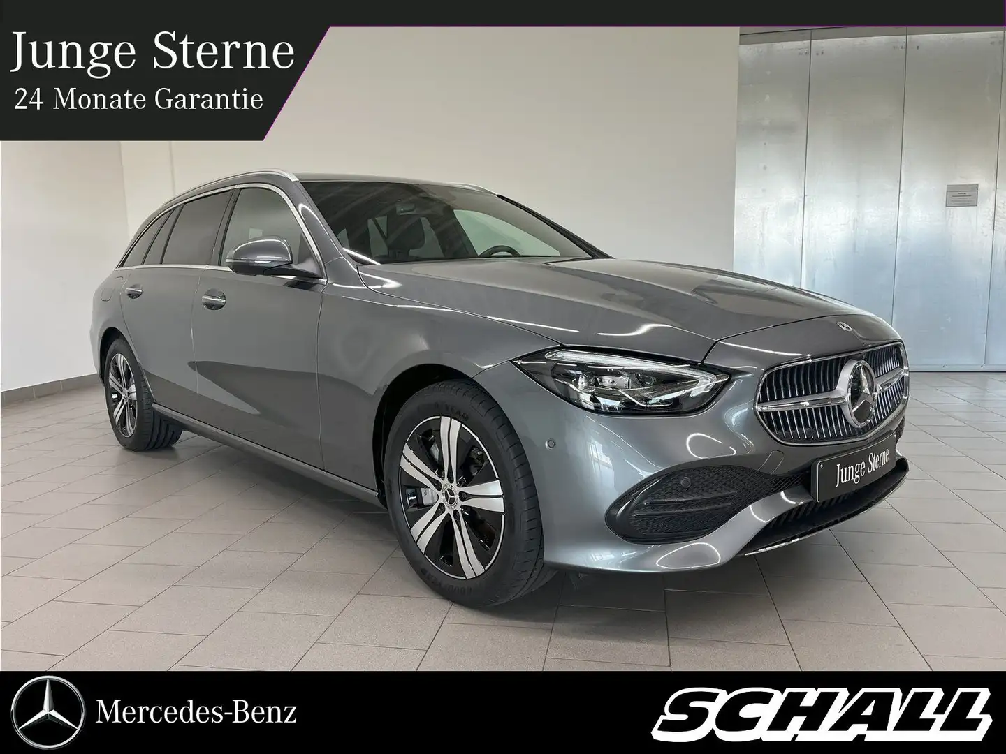 Mercedes-Benz C 300 T e AVA+AHK+KEY+MEMO+LED+360°+AMBI+EL.HECK Grigio - 1