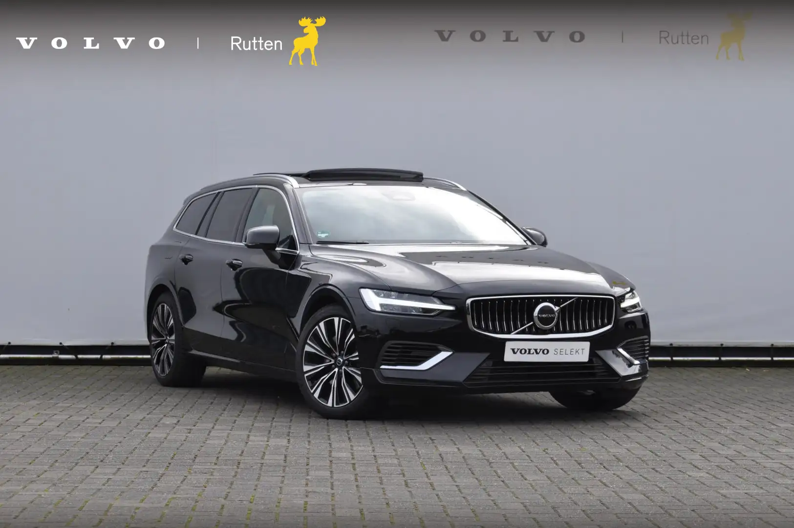 Volvo V60 T6 350pk Autmomaat Recharge AWD Plus Bright Pilot Schwarz - 1