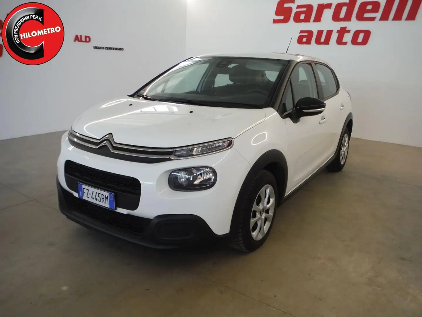 Citroen C3 BlueHDi 100 S&S Van Feel (+ IVA) Wit - 1