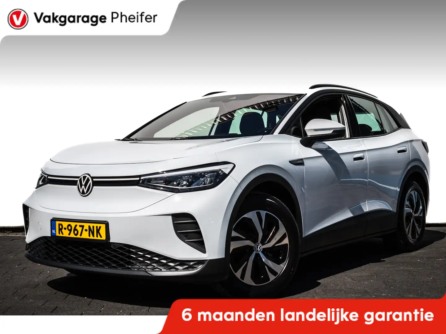Volkswagen ID.4 Pure 52 kWh Navigatie/ Carplay/ Stoel-stuurverwarm Wit - 1