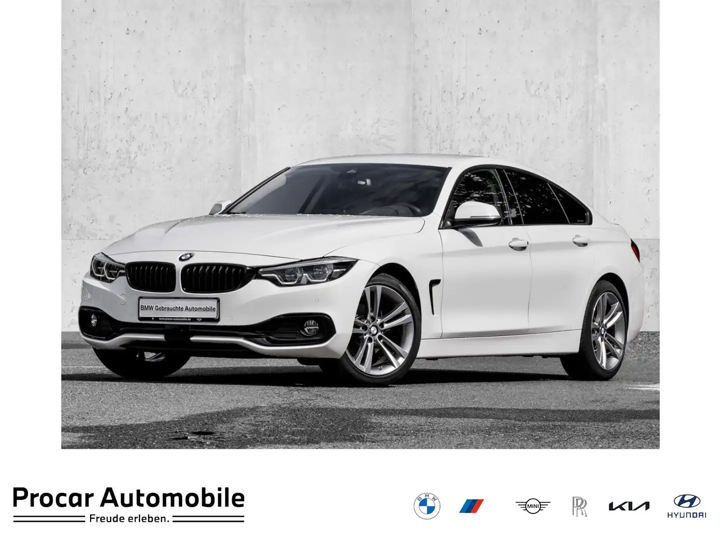 BMW 420 i SPORT LINE+ACC+DA+HiFi+KAMERA Bílá - 1