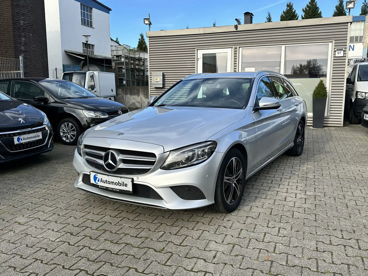 Mercedes-Benz C 200 T d Avantgarde LED Teilleder ACC Argent - 1