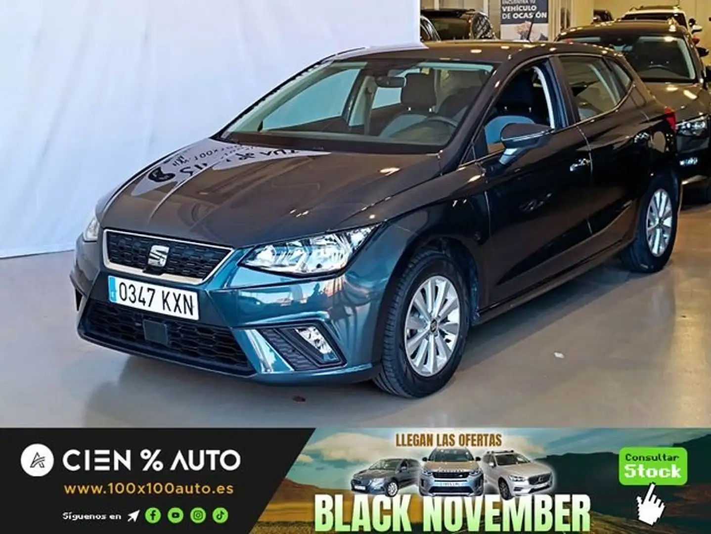 SEAT Ibiza 1.0 MPI S&S Style 80 Bleu - 1