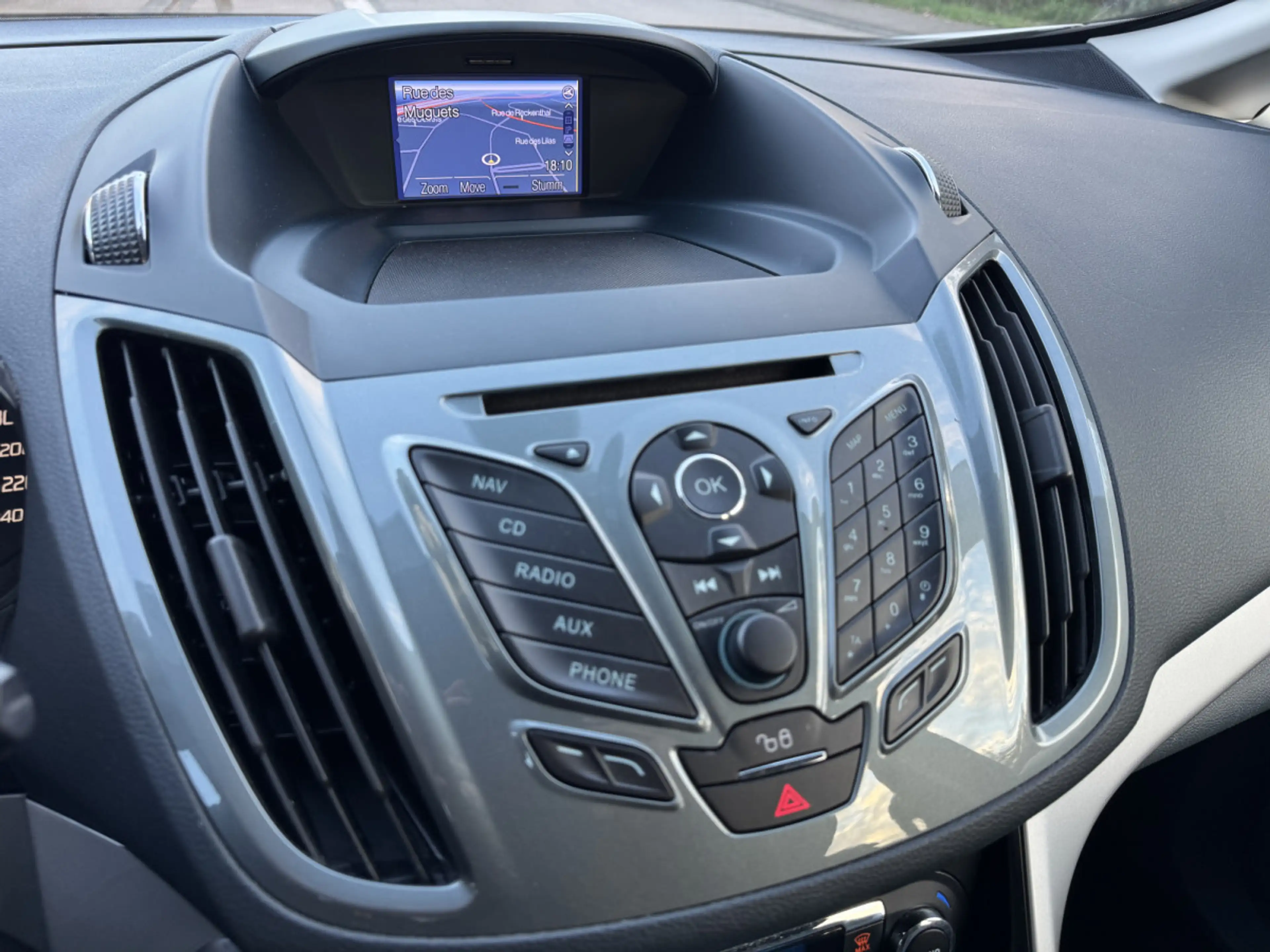 Ford C-Max 2.0 Diesel 136ch 5Places Cuir-Navi-Pdc-Attache — photo 10