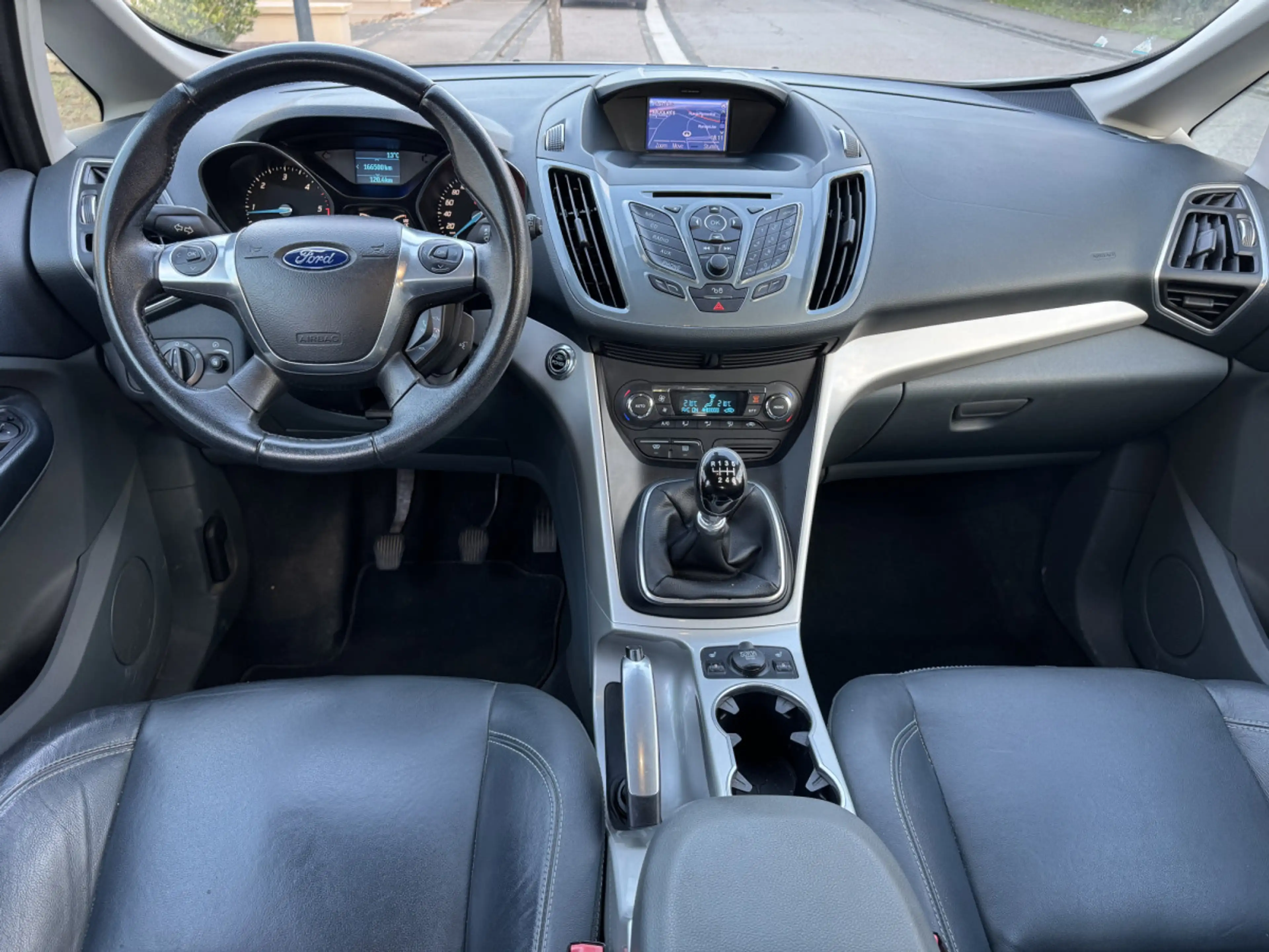 Ford C-Max 2.0 Diesel 136ch 5Places Cuir-Navi-Pdc-Attache — photo 11