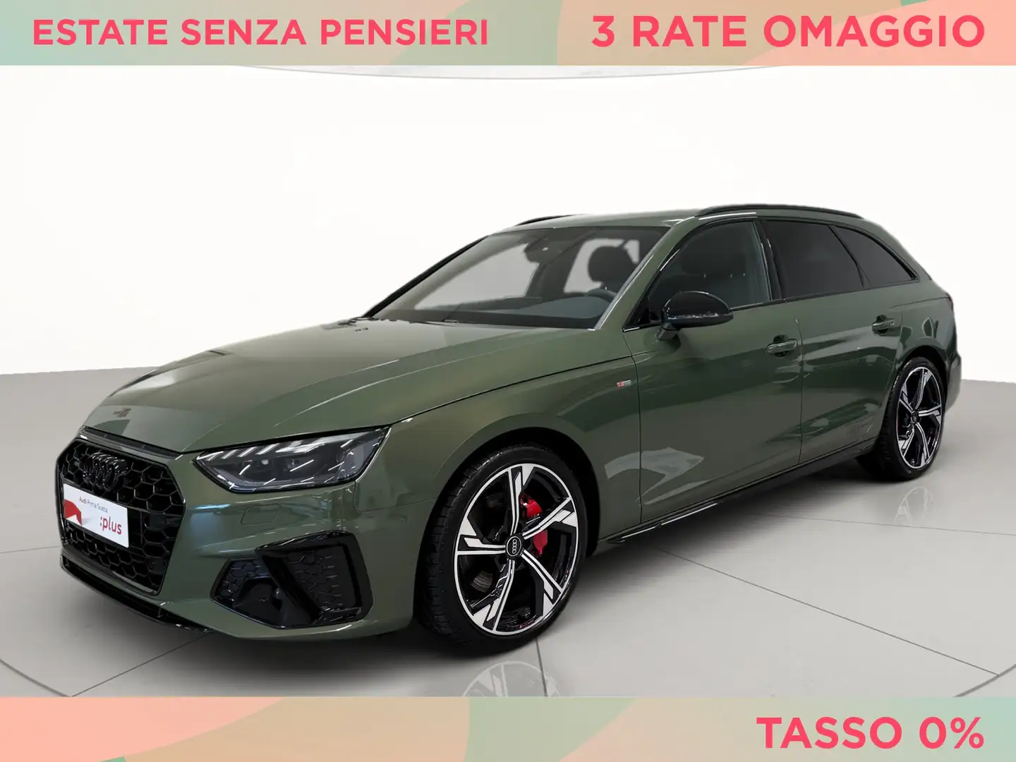 Audi A4 avant 40 2.0 tdi mhev s line edition quattro 204cv Verde - 1