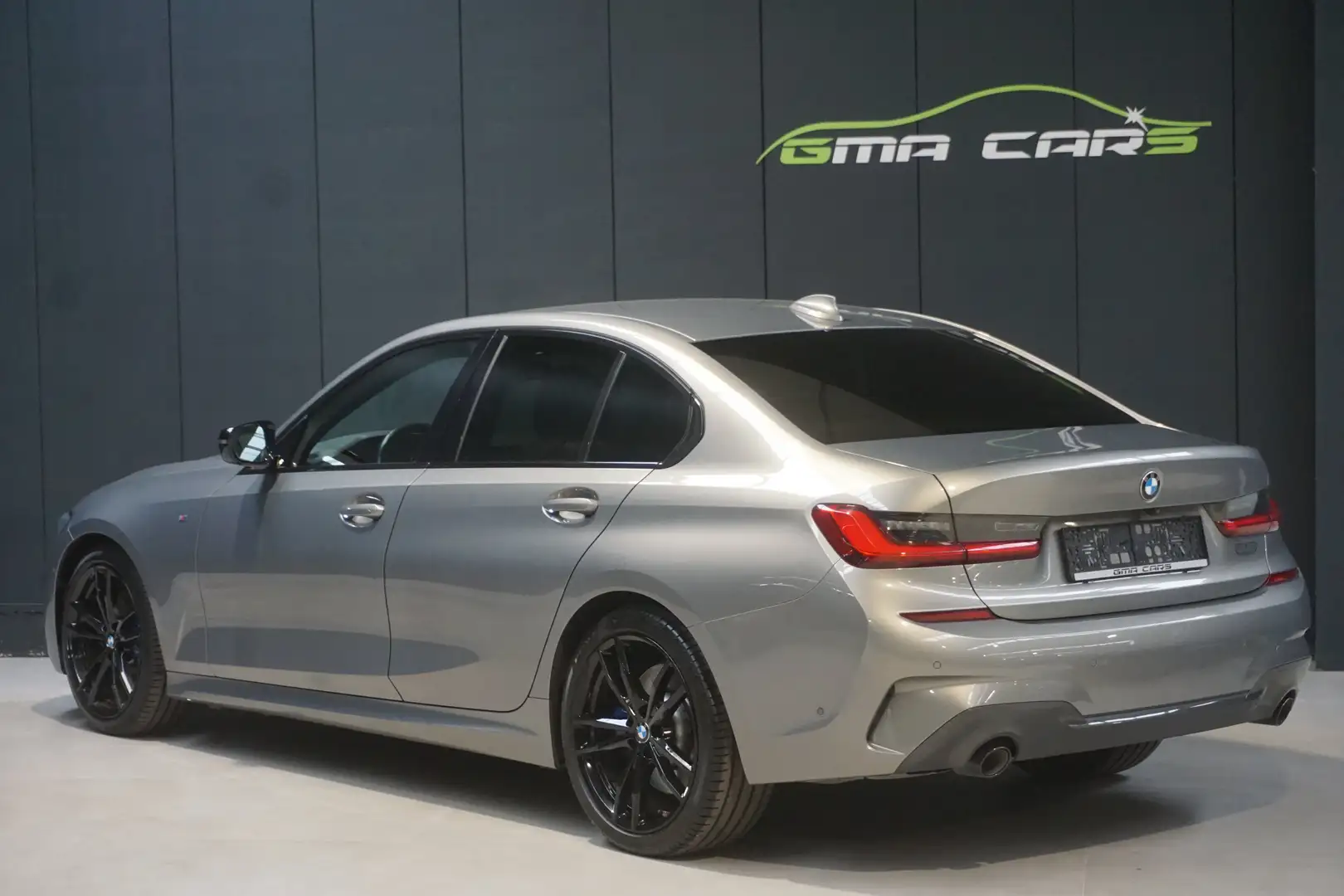 BMW 318 d Aut. M Pack Navi-Airco-H.Leder-Camera-Garantie Gris - 2