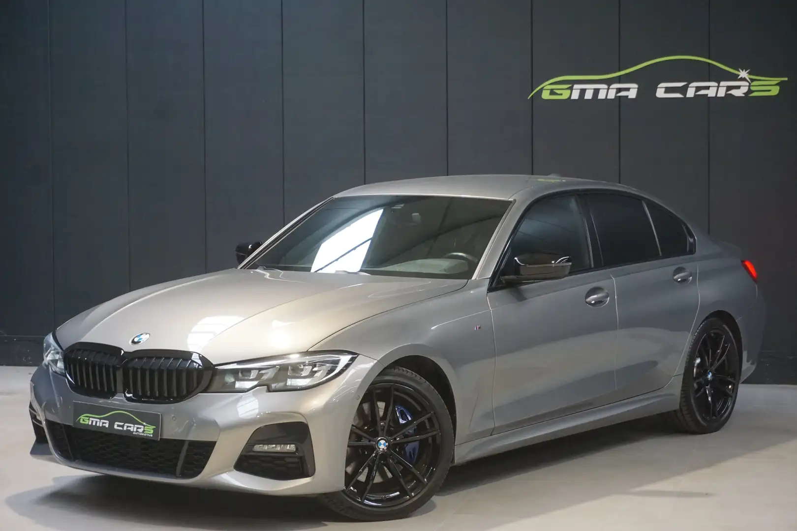 BMW 318 d Aut. M Pack Navi-Airco-H.Leder-Camera-Garantie Gris - 1