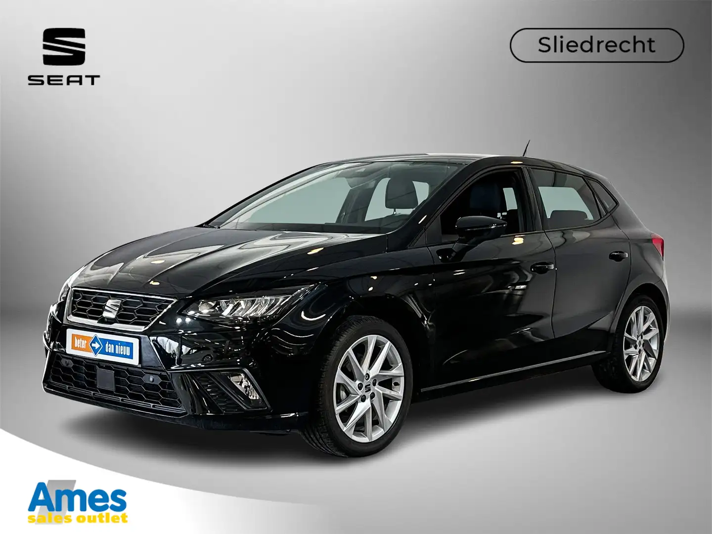 SEAT Ibiza 1.0 TSI 95pk FR | Apple CarPlay/Android Auto | Par Zwart - 1