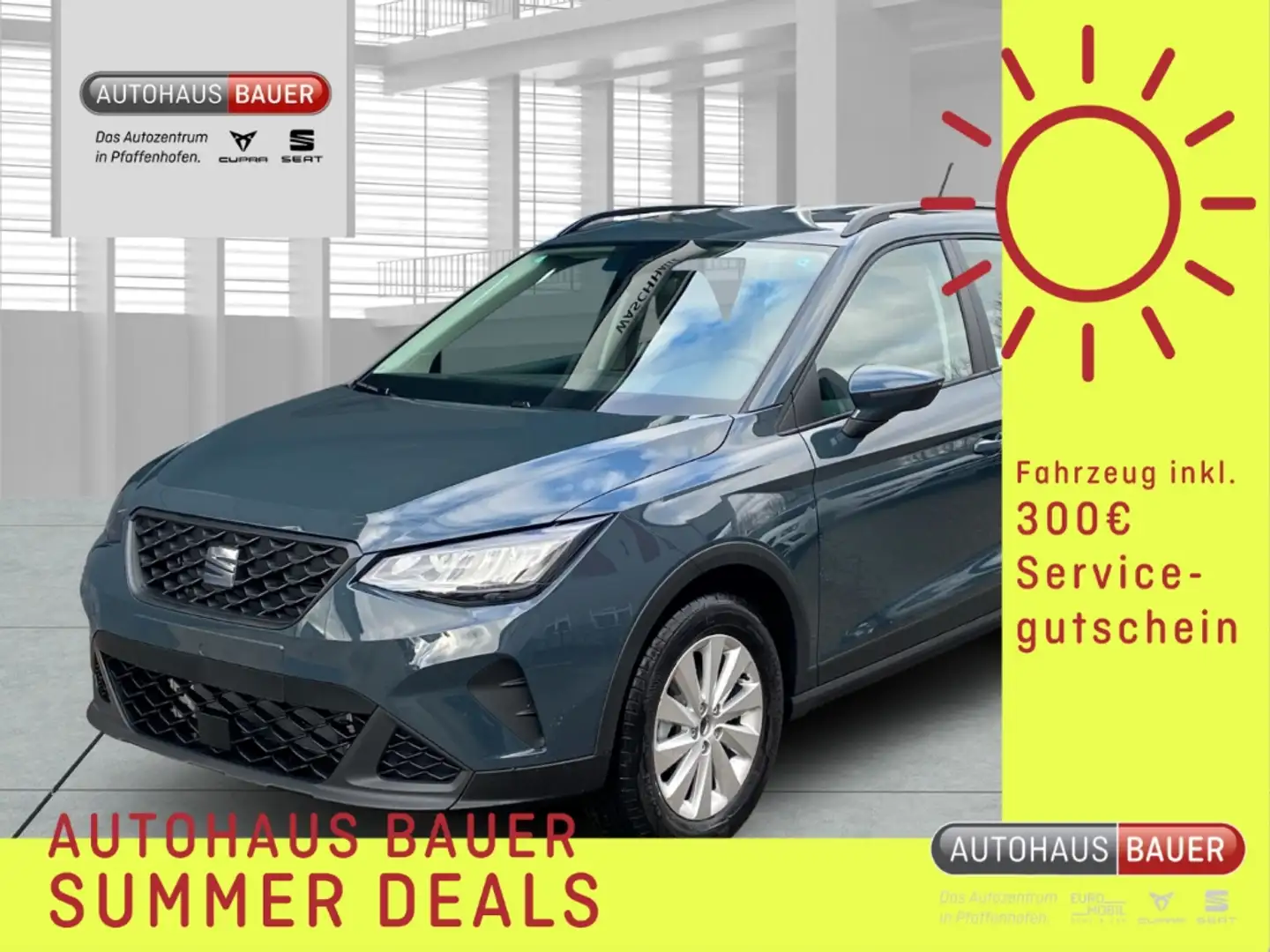 SEAT Arona Style STYLE 1.0 TSI 85 KW (116 PS) 6-GANG Sitzh. F Bleu - 1