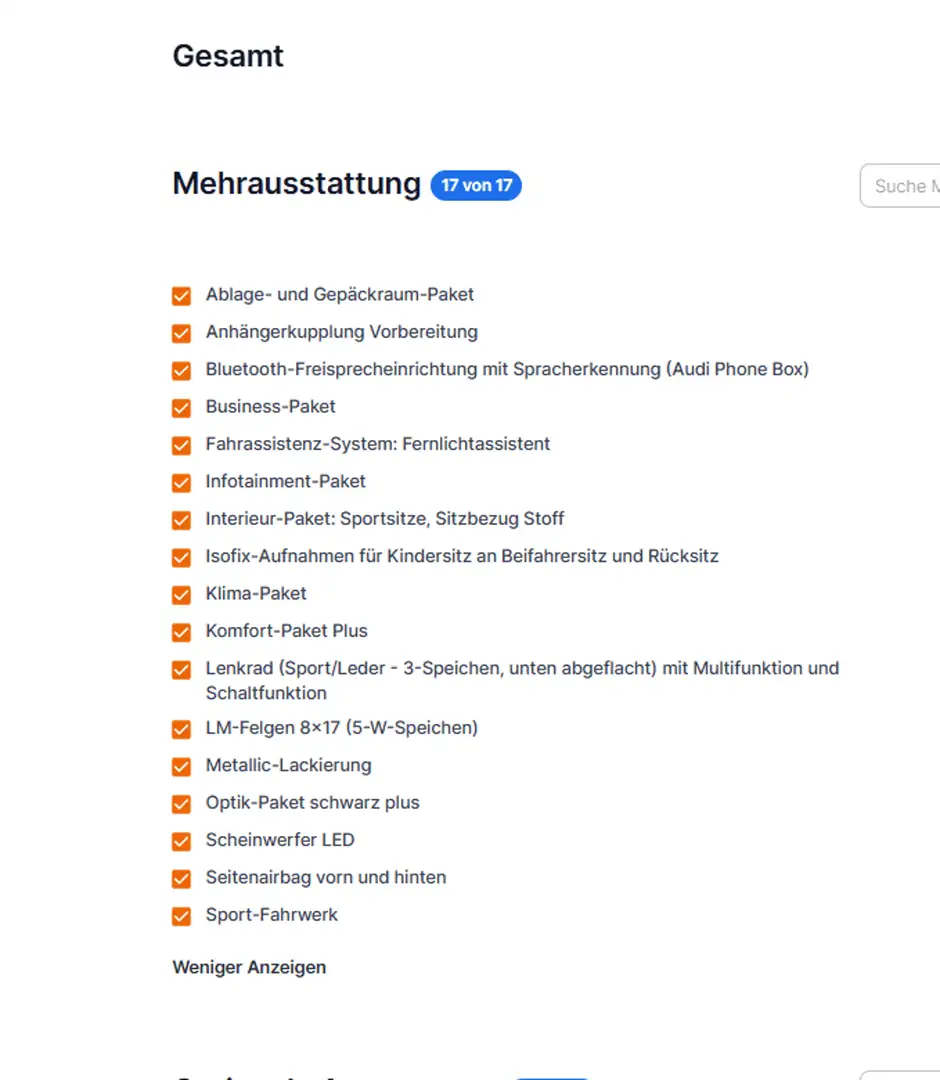 Audi A3 Limousine 30 TFSI S line Schwarz - 2