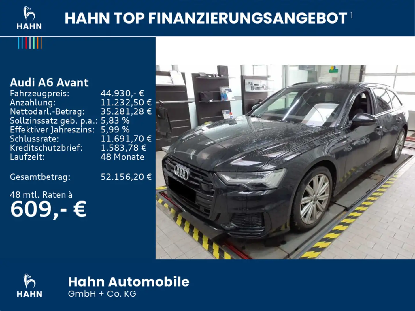 Audi A6 45TFSI sport qu S-trc AHK ACC Cam Navi Schwarz - 2